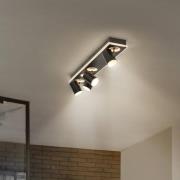 LEDVANCE Mars LED-takspotlight, 5-lampig, 4 spots, svart