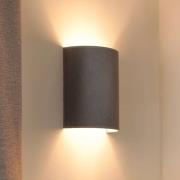 Duolla Vägglampa Semi Circle, Soro, grå, E27