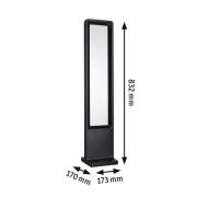 Paulmann LED-väglampa Reana, antracit, 83 cm metall IP44