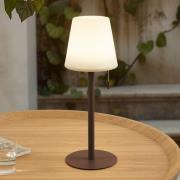 Lindby LED laddningsbar lampa Azalea blå aluminium CCT höjdjusterbar