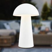 Briloner LED-bordslampa, Fungo Mini, vit, touch, plast