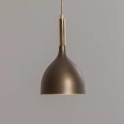 Luminex Noak hänglampa, 1 lampa, titan-guld/guld, stål