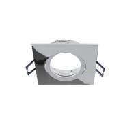 Deko-Light Samsola infälld taklampa, silverglänsande, 9 x 9 cm, metall