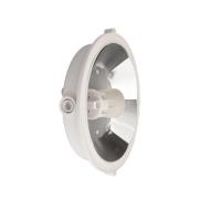 Deko-Light Sotano Retro våtrumslampa, vit, Ø 18 cm, plast IP44