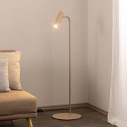 Luminex Golvlampa Axion, beige, höjd 115 cm, stål