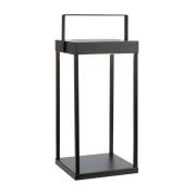 Markslöjd Solarlaterna Pure, svart, USB, metall, höjd 42 cm
