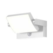 LED-vägglampa CMD 9111, sensor, vit, 21 cm, CCT, IP54