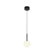 Mantra Iluminación Cellar hänglampa, 1 lampa, järn, svart, glas, vit