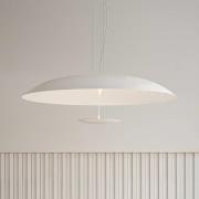 Karman LED-hänglampa BLANCO, Ø 92 cm, vit, metall