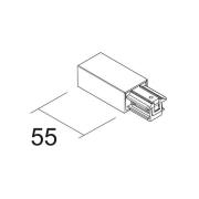 Ivela matning vänster SQUARE 48 V, vit, plast