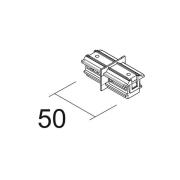 Ivela Längsförbindare SQUARE 48 V, vit, strömförande