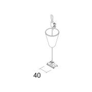 Ivela upphängningssystem SQUARE 48 V, svart, pendelhöjd 200 cm