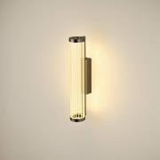 SLV LED-vägglampa Quimera, bronsfärgad, höjd 41 cm, CCT
