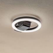 Lindby LED-taklampa för utomhusbruk Finian, Ø 22 cm, CCT, dimbar