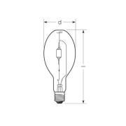 RADIUM metallhalogenidlampa E40 1000W HRI-E NSC/C klar