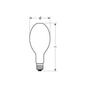 RADIUM metallhalogenidlampa E40 420 W HRI-E D/PRO Ra92