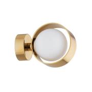 Argon Vägglampa Mado, stål mässingsfärgad, glas opal, 1 lampa