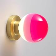 MARSET LED-vägglampa Dipping Light A2, rosa/guld