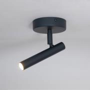 SIGMA Vägglampa Sopel, antracit, 1 lampa, stål, höjd 15 cm