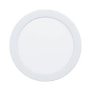EGLO connect Smart LED-inbyggnadslampa Fueva 6-Z, vit, Ø 16 cm