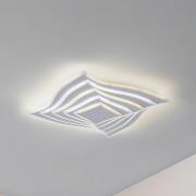 Lindby LED-taklampa Rebeka, 47x47cm, CCT, fjärrkontroll
