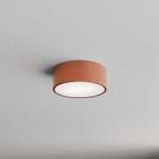 TEMAR LIGHTING Cleo 200 taklampa, koppar, sensor, IP54, Ø 20 cm, metal...