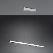 Trio Lighting LED-hänglampa Graham, nickel, metall, upp/ner, CCT, dimm...
