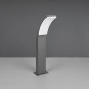 Reality Leuchten LED-väglampa Beja, antracit, aluminium, höjd 60 cm