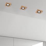 Lamkur Lighting Takmonterad lampa Tobby, 10 x 10 cm, 3-pack ek GU10