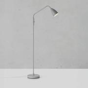 Markslöjd LED-golvlampa Patro, grå, metall, dimbar