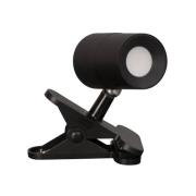 FH Lighting LED-klämlampa med batteri Magnetics, svart, dimbar, CCT