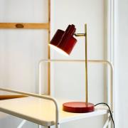 Dyberg Larsen bordslampa Ocean, mörkröd, höjd 43 cm