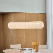 Northern LED-hänglampa Tradition linjär, textil, offwhite