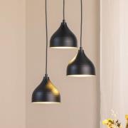 Opviq Hänglampa Tattoo 6201 3-ljus rondel svart/guld