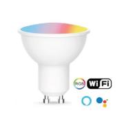 euroLighting LED-reflektor GU10 5W RGBW Tuya WiFi 38°