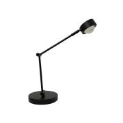Lindby bordslampa Jyla, svart, lins, 3000K, GX53, järn