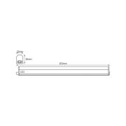 OSRAM LED-ljuslist SWITCH BATTEN, 87 cm, 3 000 K, vit