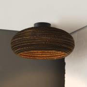 OSRAM taklampa DROP, brun, Ø 40 cm, wellpapp, E27
