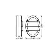 OSRAM utomhusvägglampa ENDURA CLASSIC ORBICK, mörkgrå, IP65