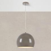 Markslöjd Pendellampa Pop, Ø 28 cm, greige, metall