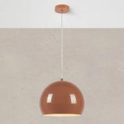Markslöjd Pendellampa Pop, Ø 28 cm, brun, metall