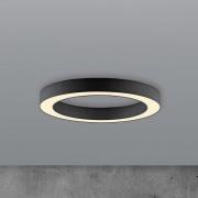 PURE LED-taklampa Lines, Ø 35 cm, grafit, CCT, fjärrkontroll