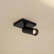 Arcchio takspotlight Brinja Slim, svart, 1 lampa GU10 MR11
