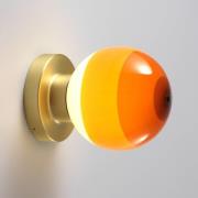 MARSET LED-vägglampa Dipping Light A2, orange/guld