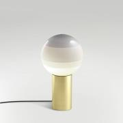 MARSET bordslampa Dipping Light S, vit/mässing