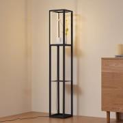 Lindby LED-golvlampa Birta, stående, hylla, höjd 155 cm