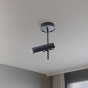 SIGMA Takspotlight Leda 1, antracit, 1 lampa, stål, höjd 34 cm