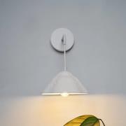OSRAM vägglampa Decor Lotus Leaf, 1 lampa, vit, papper, E14