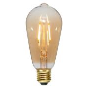 STAR TRADING E27 LED-filamentlampa 0,75W 2 000 K glas bärnsten