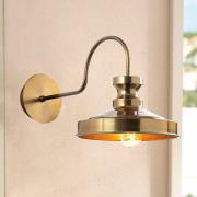 Opviq Vägglampa Berceste, guld, metall, höjd 23 cm, E27
